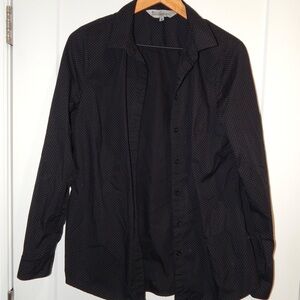 Restaurant Uniform Black Polka Dot